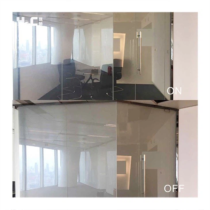 Vidre intel·ligent electrocròmic d'oficina